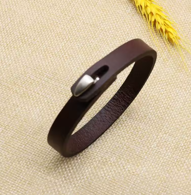 PULSERA LEATHER NOMAD DARK